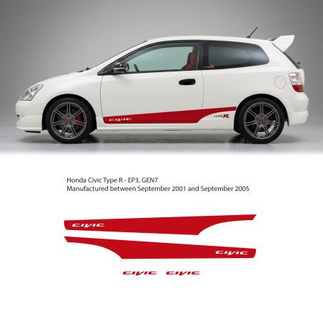 Vinilos para honda civic Type R