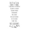 Pegatina frase bonita para pared