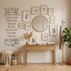 Pegatina frase bonita para pared