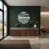 Vinilo decorativo para pared frases márketing