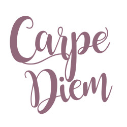 Vinilo decorativo para pared Carpe diem