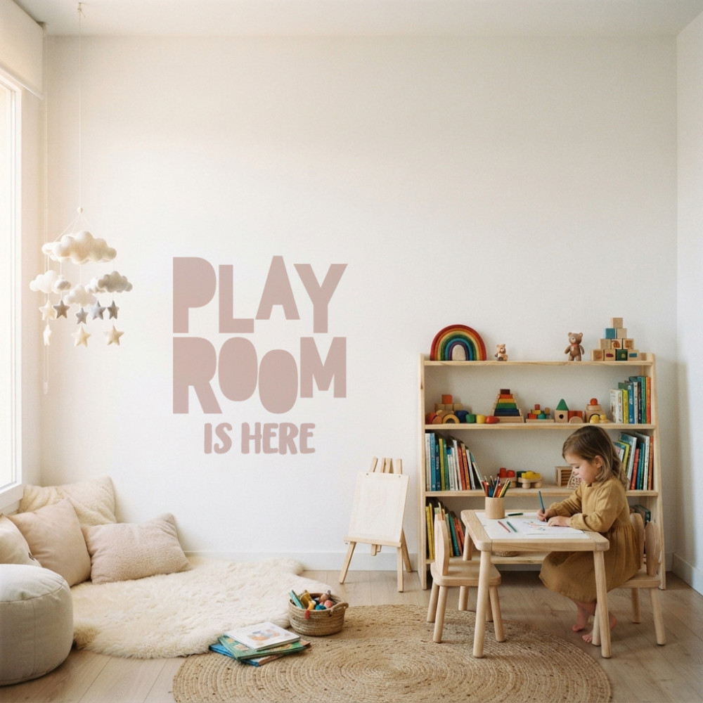 Pegatina para pared con para sala de juegos infantil