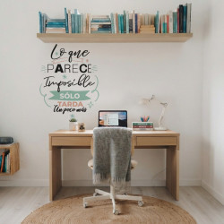 Enganxina frase paret frase positiva