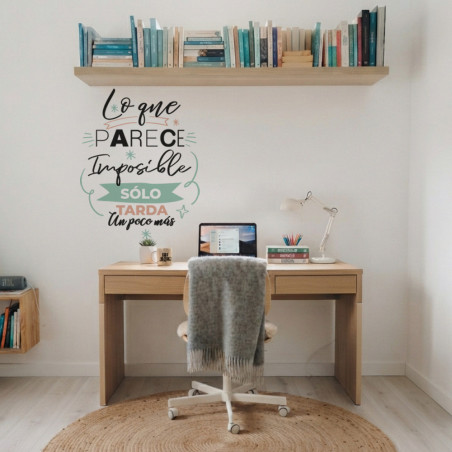 Enganxina frase paret frase positiva