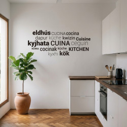 Pegatina para pared cocina