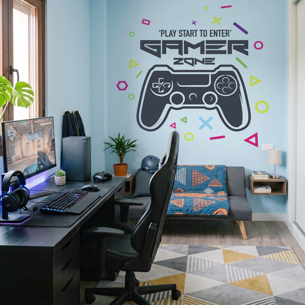 Pegatina para pared gamer