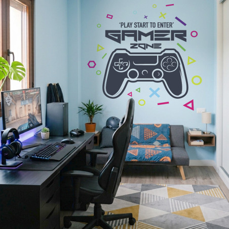 Pegatina para pared gamer