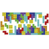 Enganxina per a paret gamer tetris