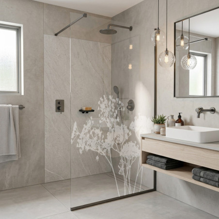 Vinilo para mampara de baño