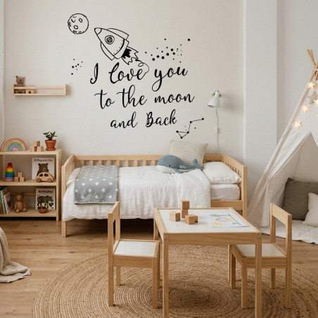 Vinil decoratiu amb frase motivadora per a paret