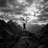 poster mural Biker