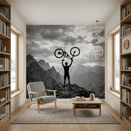 fotomural biker para decoracion de pared