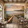Fotomural de vinilo para pared imagen playa