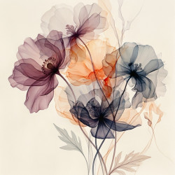 poster mural fleurs