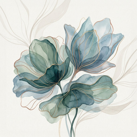 poster mural fleurs