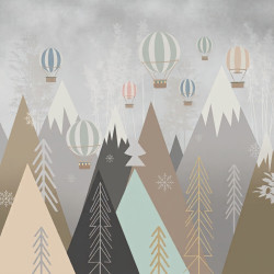 Fotomural Estil Nordic globus