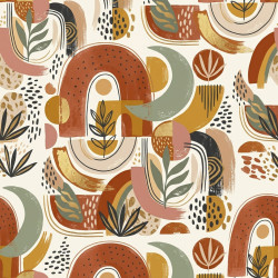 poster mural style boho