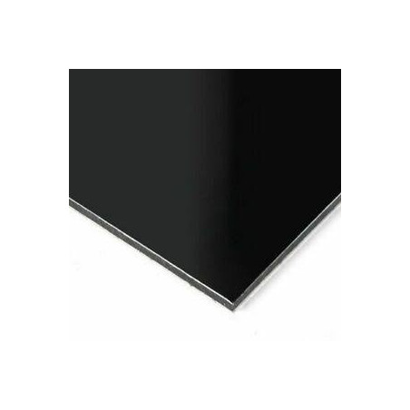 Plancha composite 5mm negra mate/brillo de 3000x1250mm