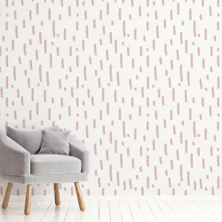African Mudcloth-style wall vinyl