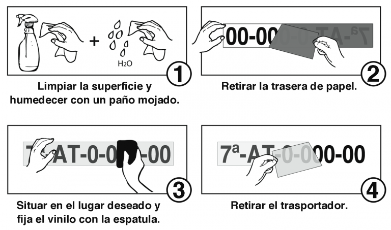 cómo poner la matricula de un barco