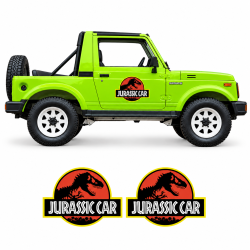Vinilos Jurassic Car